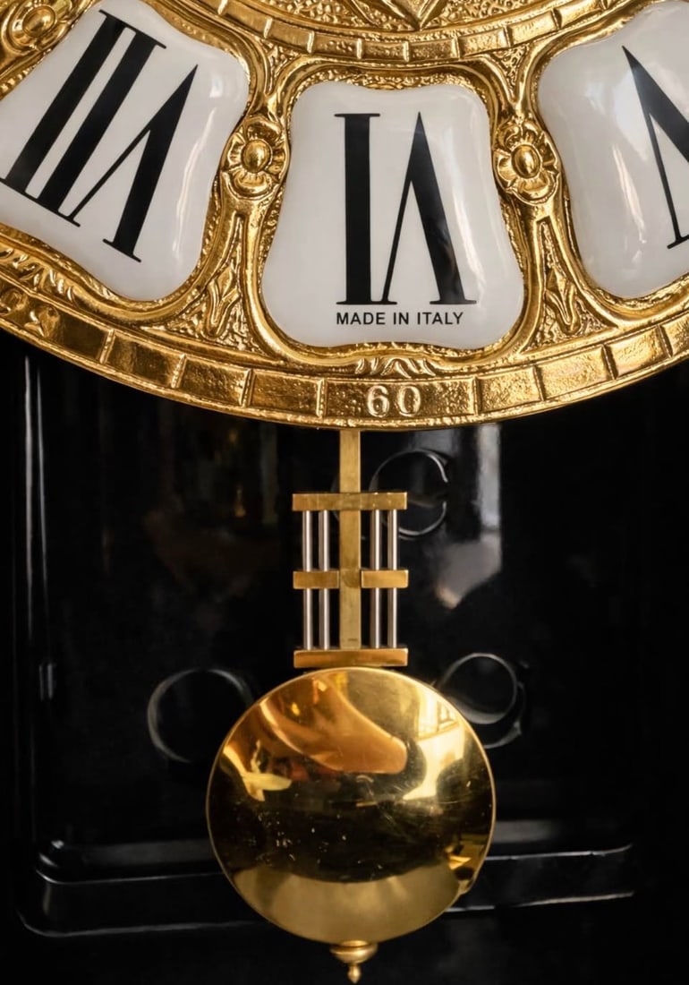 ITALIAN CLOCK AND PEDESTAL - 3