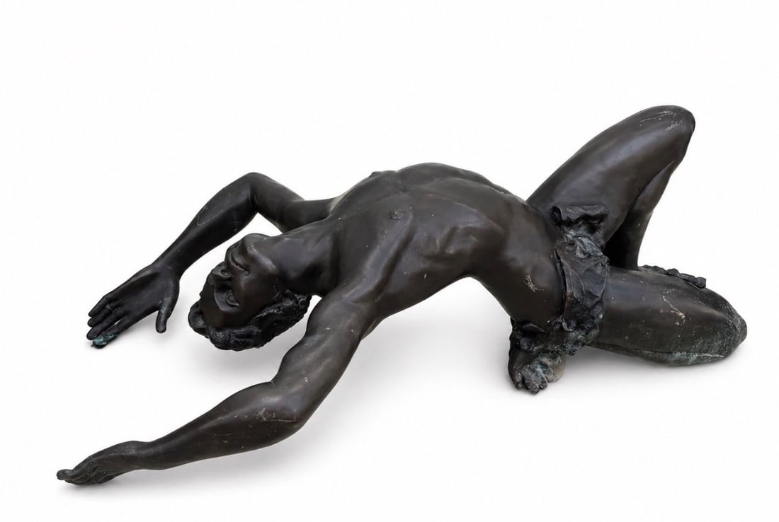 Life Size Bronze Tribal Figures Table - 6