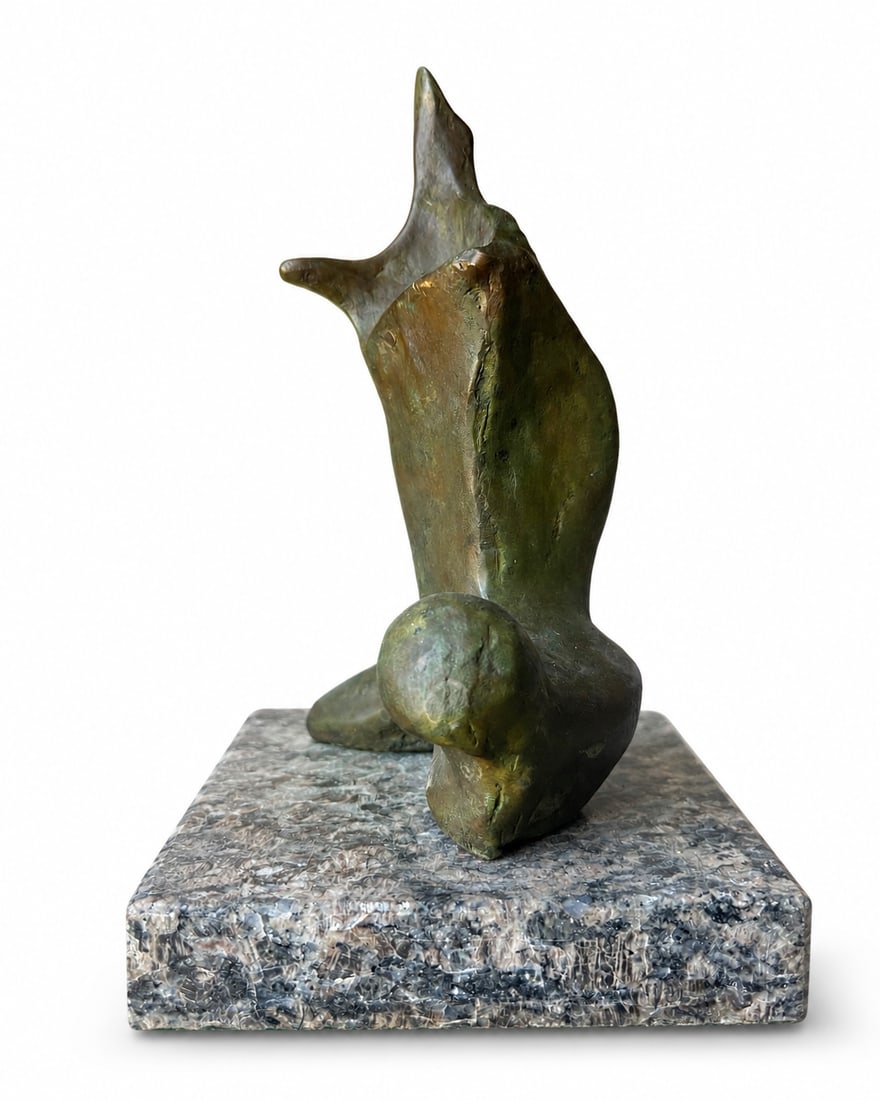 Modern Bronze Sculpture - H. Moore - 2