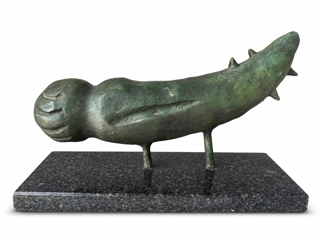 Modern Bronze Sculpture - Alberto Giacometti: Size: 12” x 7.5 x 5