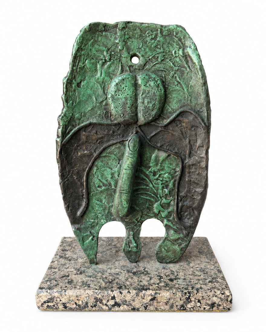 S. Dali Abstract Bronze Sculpture: Size: 11” x 7” x 4”