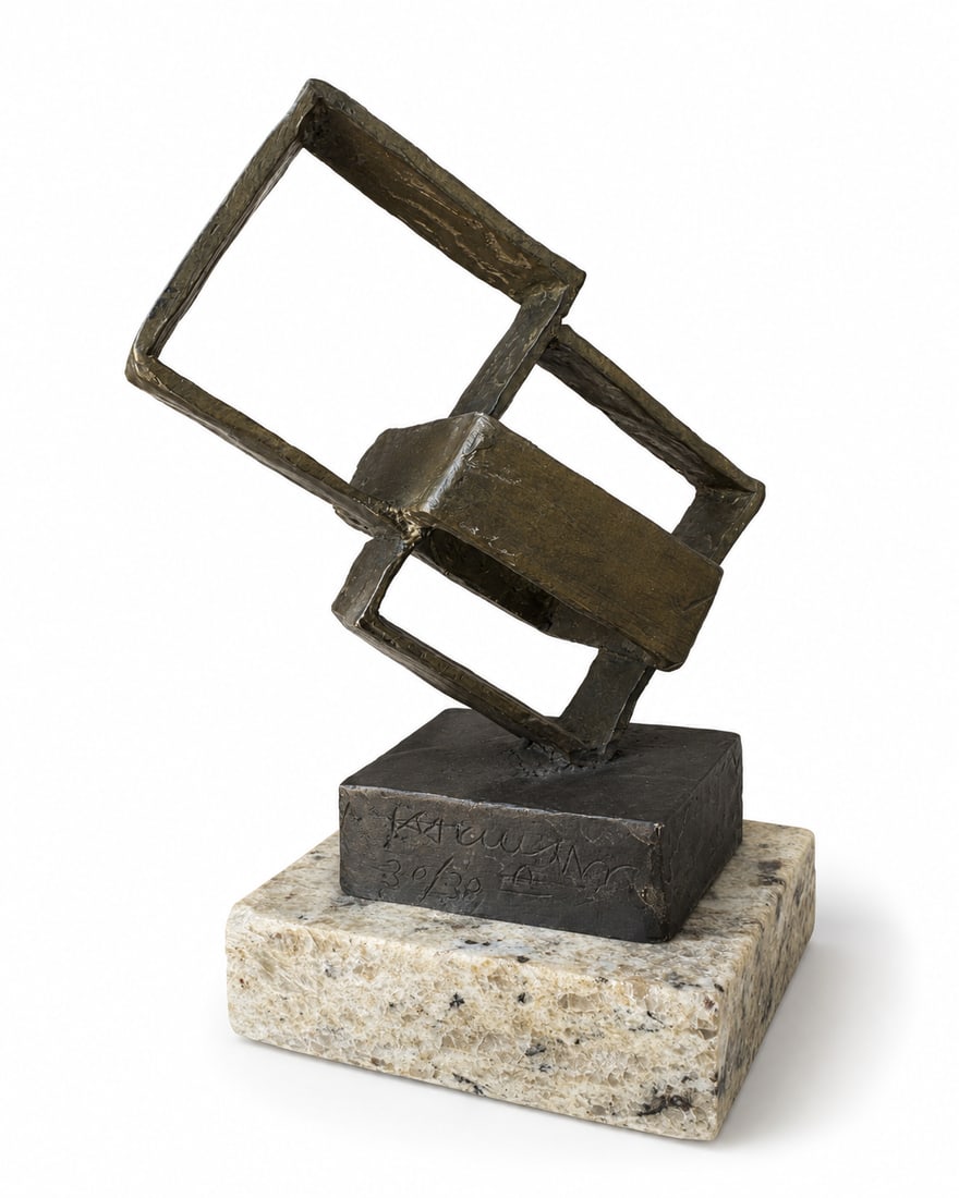 Modern Abstract bronze Sculpture - 2