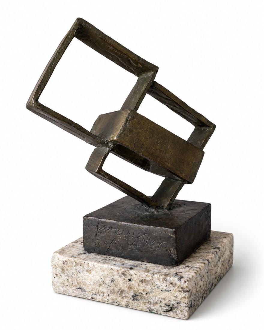 Modern Abstract bronze Sculpture - 3