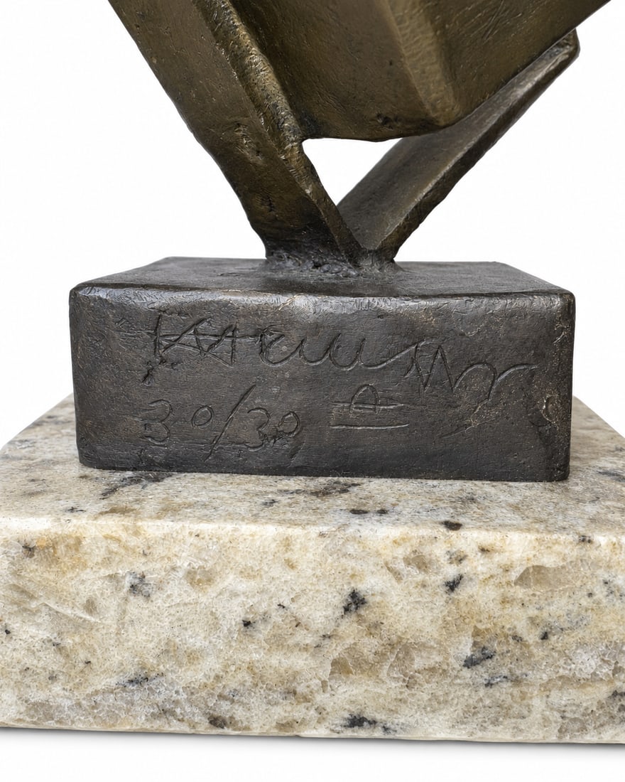 Modern Abstract bronze Sculpture - 4
