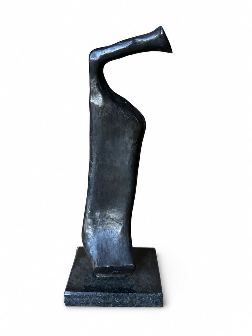 Henry Moore Large Bronze Sculpture: Measurements: 13.5 x 5 x 4 in