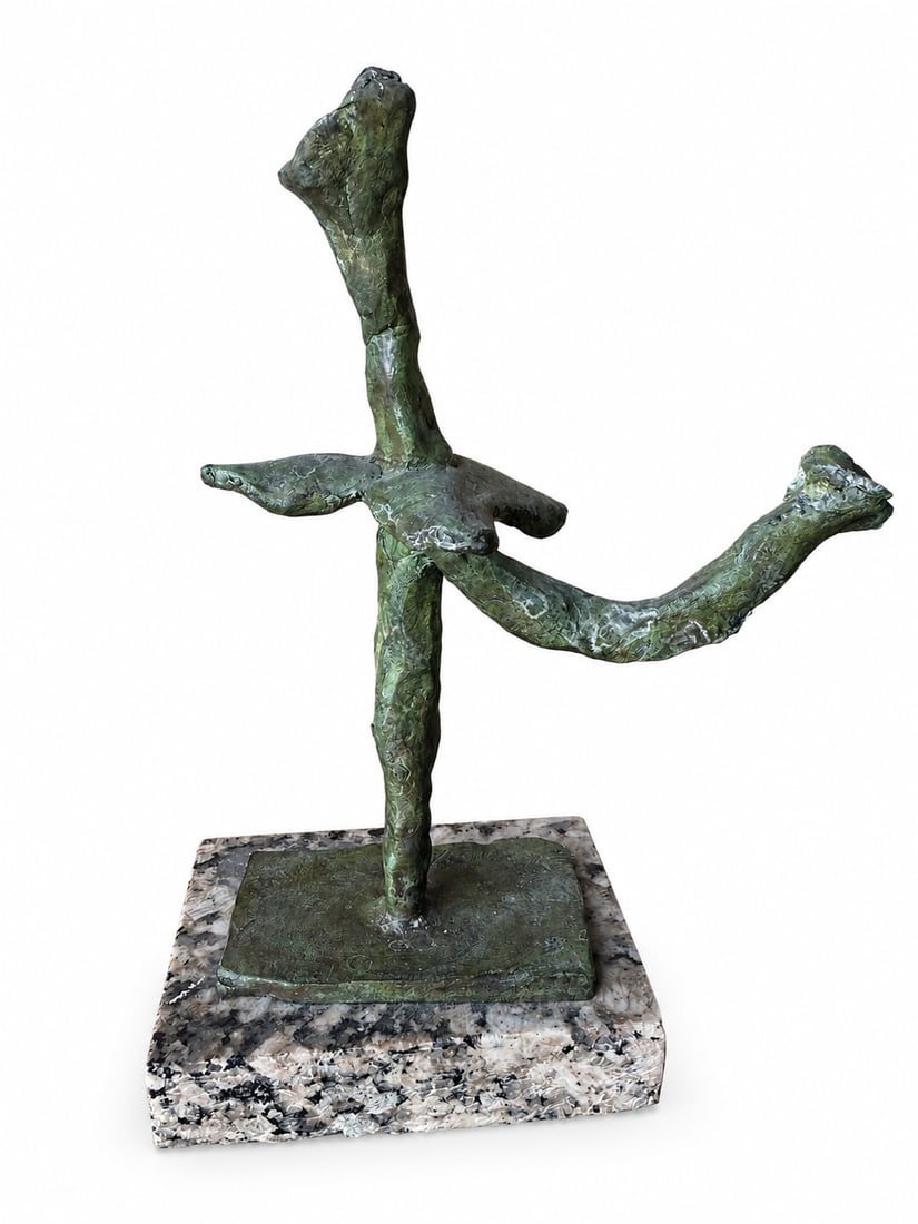 Picasso Abstract Bronze Sculpture: Measurements: 11 in x 7 x 3 in