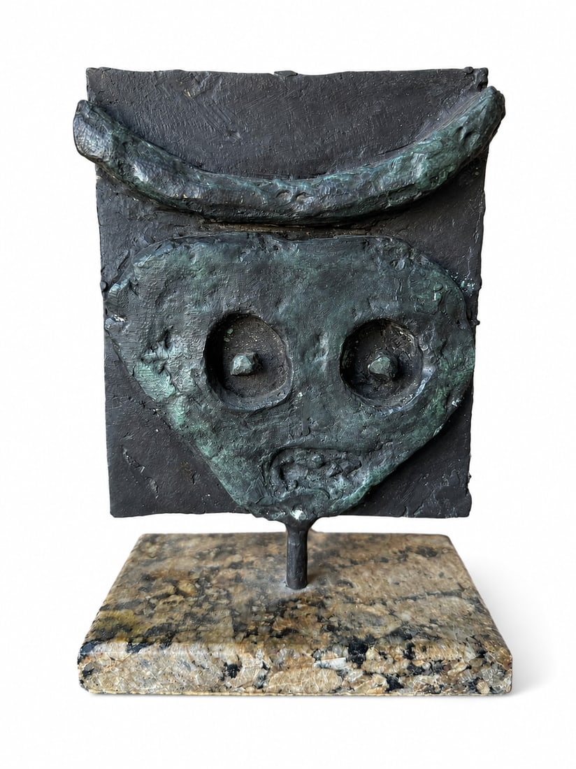 Max Ernst Bronze Sculpture: Size: 10 in x 7 x 4 in