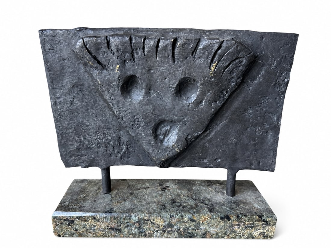 Max Ernst Bronze Sculpture: Size: 9 in x 9 x 3 in