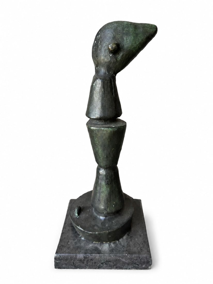 Salvador Dali Large Modern Bronze Sculpture: Size: 16 in x 5 in x 5 in