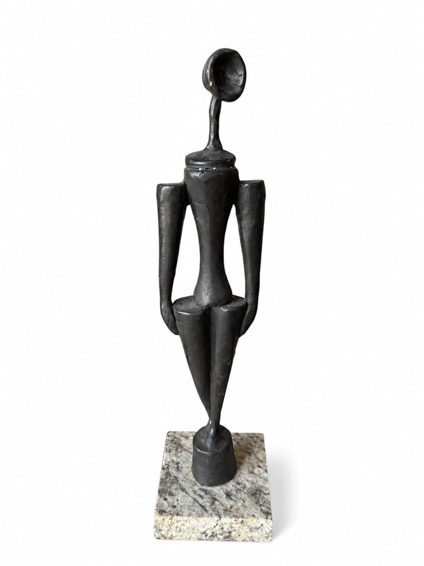 Max Ernst - Large Figure Bronze Sculpture: Size: 19 in x 5 in x 4 in