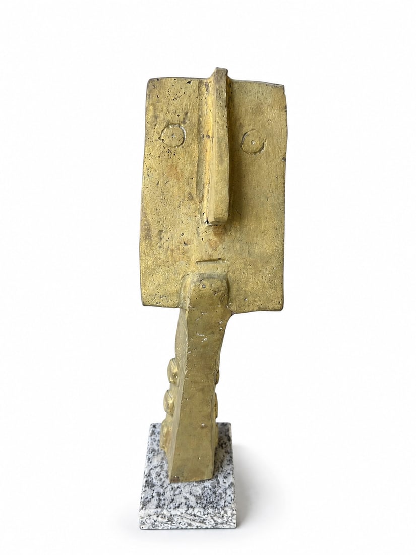 Picasso - Large Figure Bronze Sculpture: Size: 18 in x 5 x 4 in