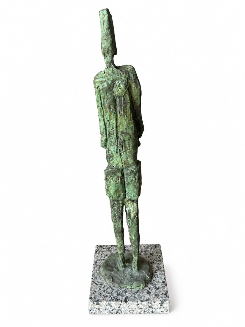 Fritz Wotruba - Large Figure Bronze Sculpture: Size: 21 in x 6 x 6 in