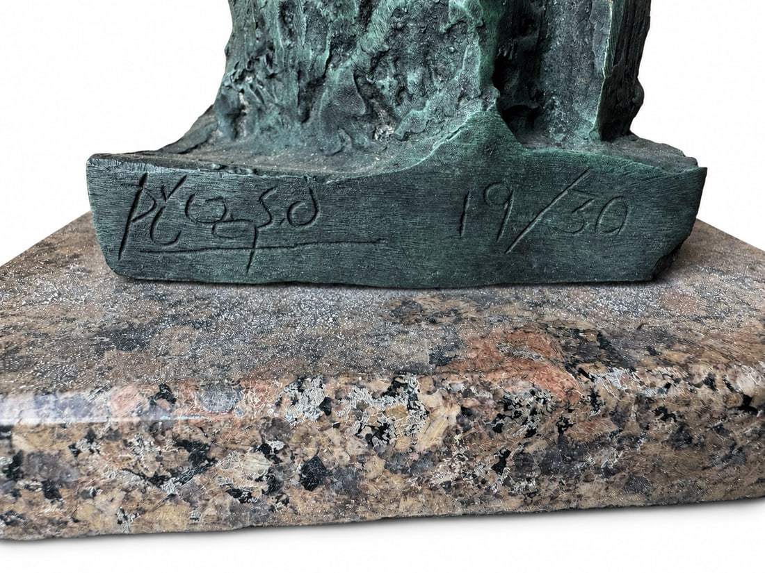 Picasso Large Abstract Bronze Sculpture - 4