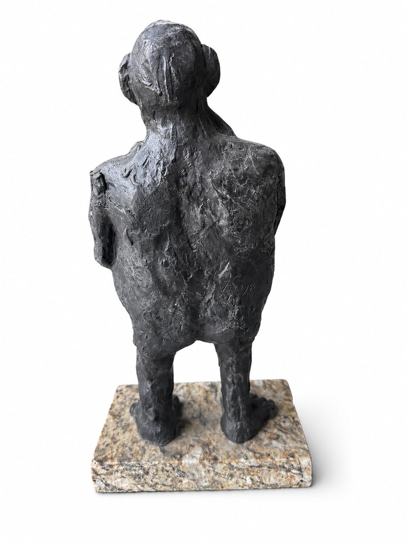 Picasso Large Abstract Monkey Bronze Sculpture - 2
