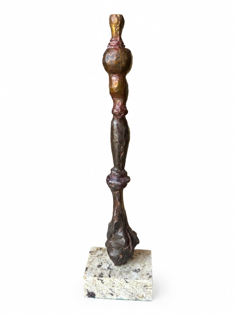 Salvador Dali Large Modern Bronze Sculpture: Size: 15 in x 3 inx 3 i