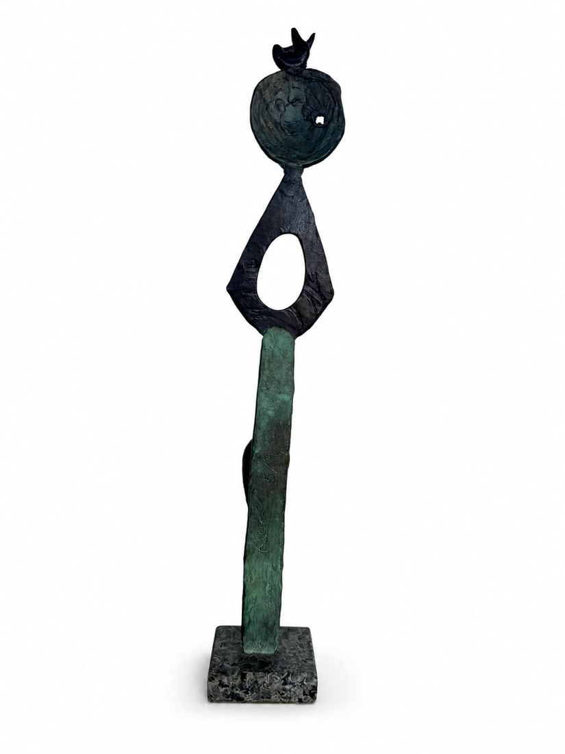 J. Miro Large Bronze Sculpture - 3