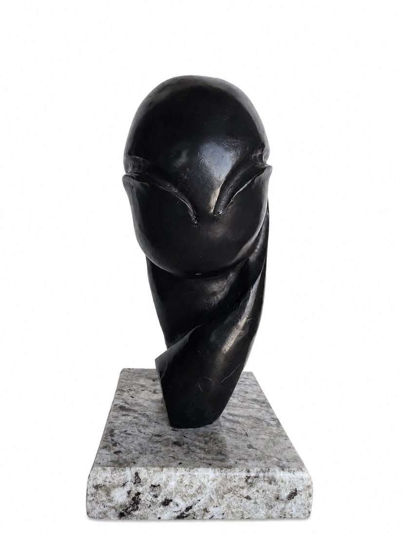 Constantin Brancusi Bronze Sculpture: Size: 11 in x 6 in x 5