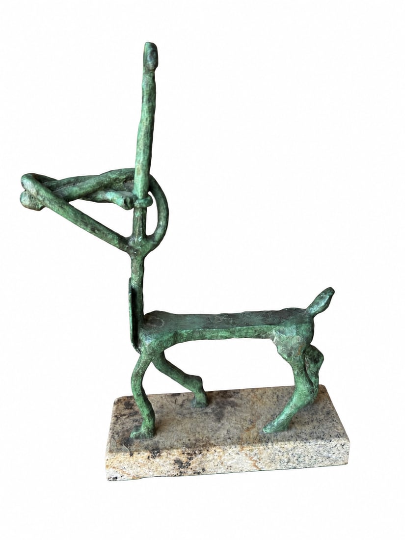 Lipchitz Abstract bronze Sculpture: Size: 15 in x 11 in x 3 in
