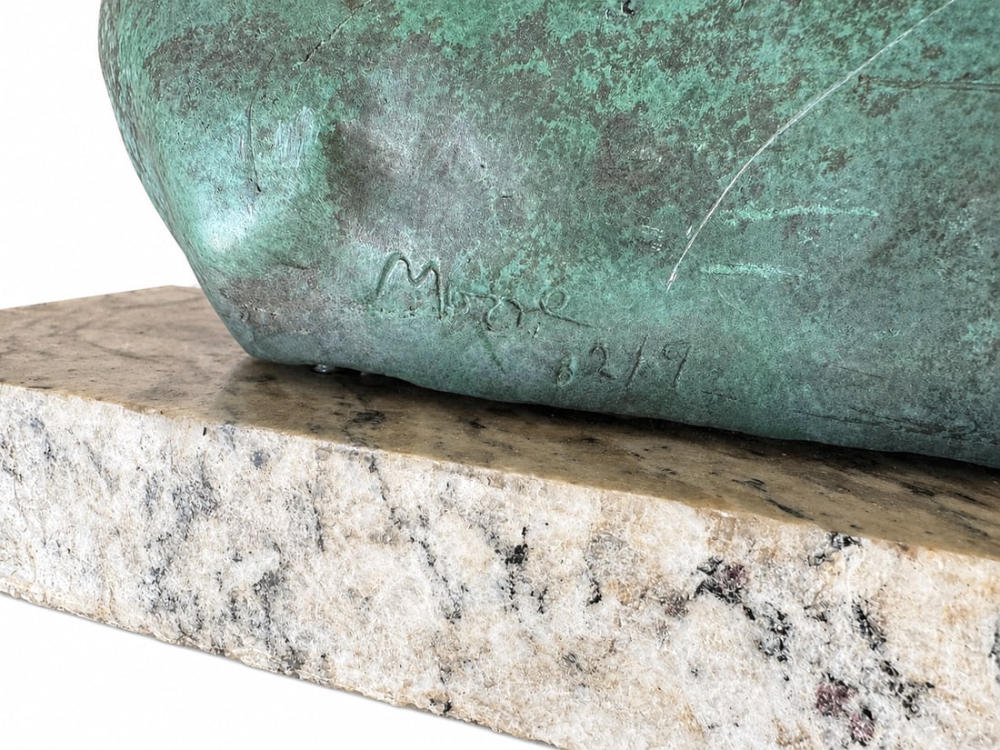 Henry Moore Abstract bronze Sculpture - 3