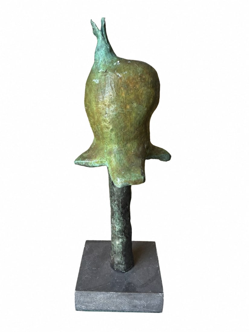 J. Miro Abstract bronze Sculpture: Size: 13 in x 4 inx x 3 in