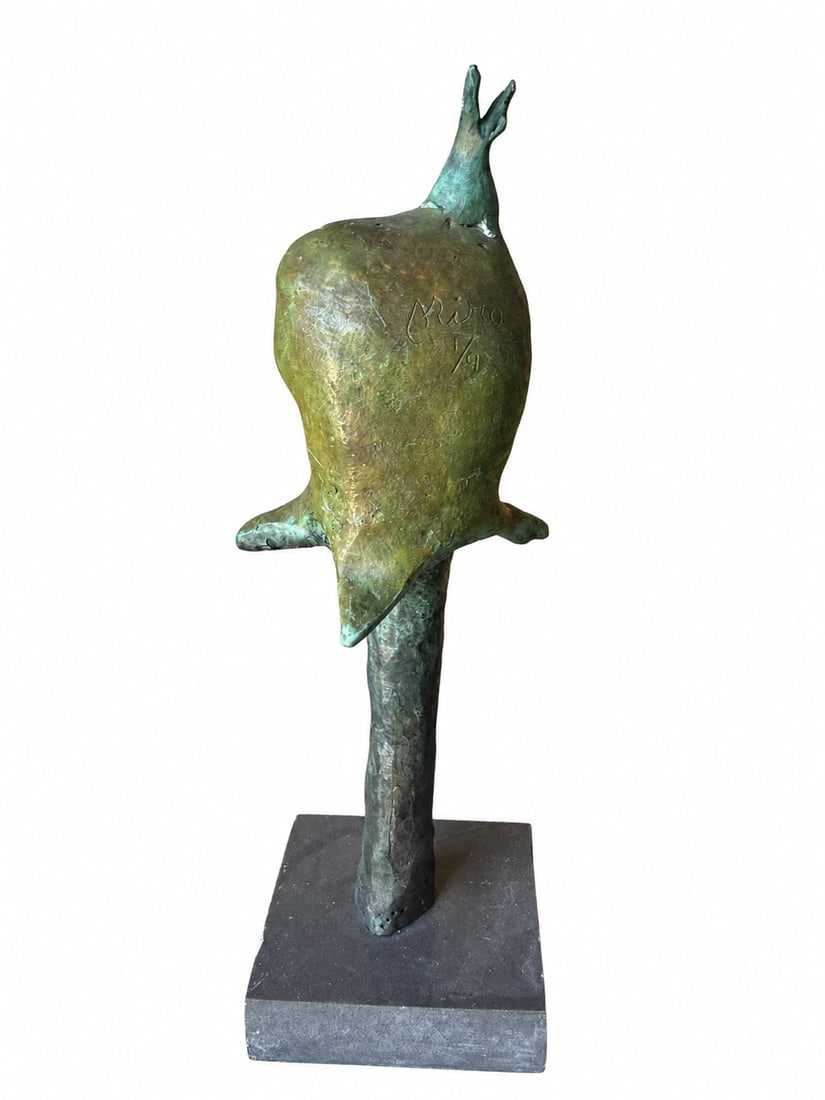 J. Miro Abstract bronze Sculpture - 2