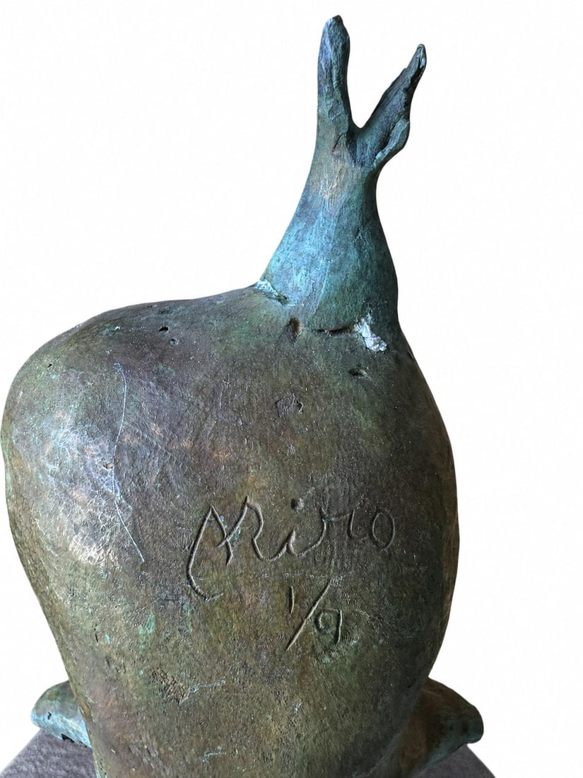 J. Miro Abstract bronze Sculpture - 3