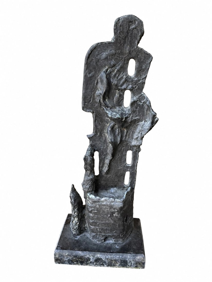 Salvador Dali Large Modern Bronze Sculpture: Size: 13 in x 5 inx 3 in
