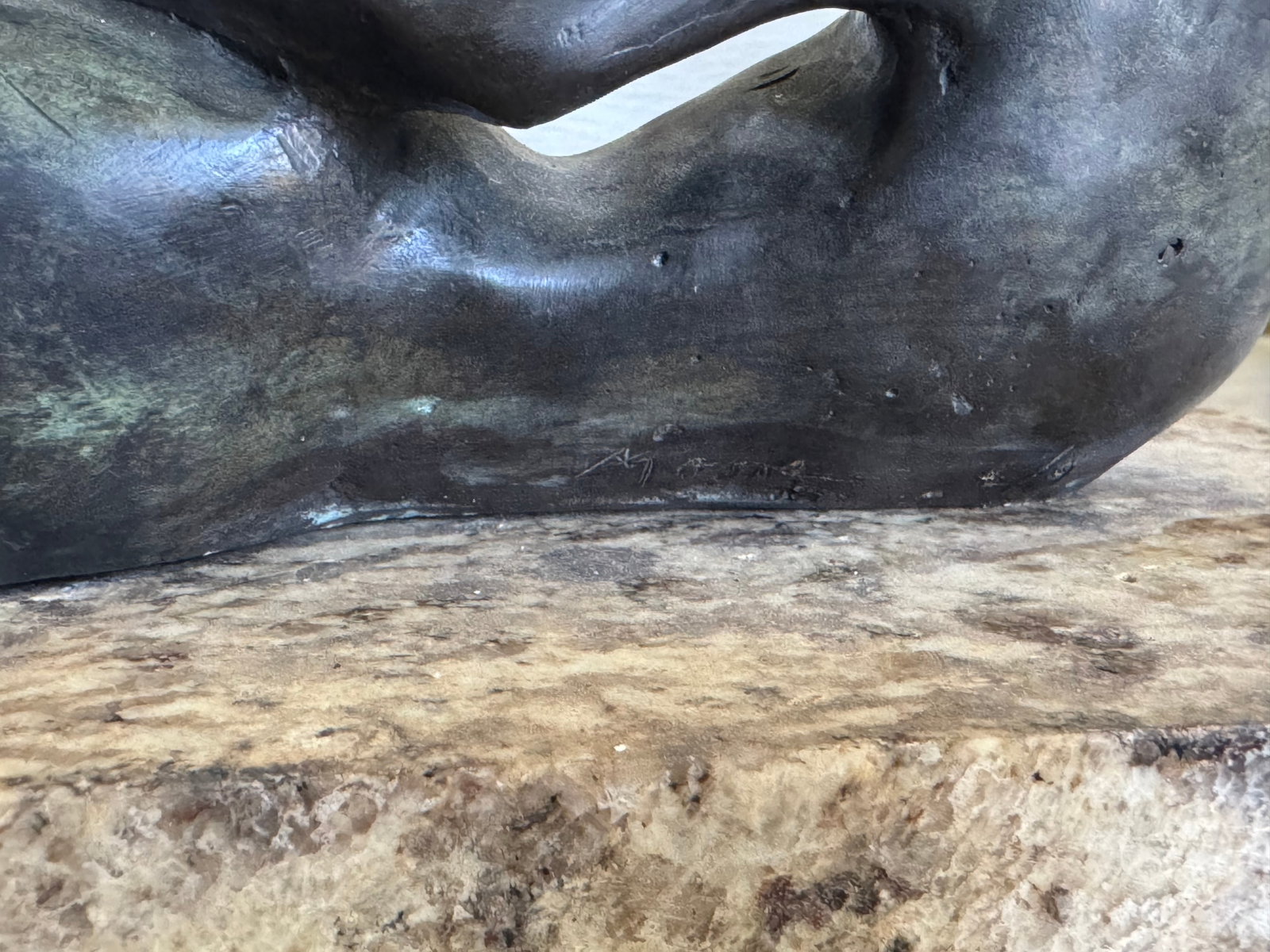 Henry Moore Large Modern Bronze Sculpture - 3