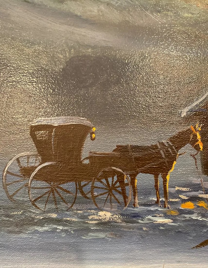 Original Western Painting by Andre de Jong - 4