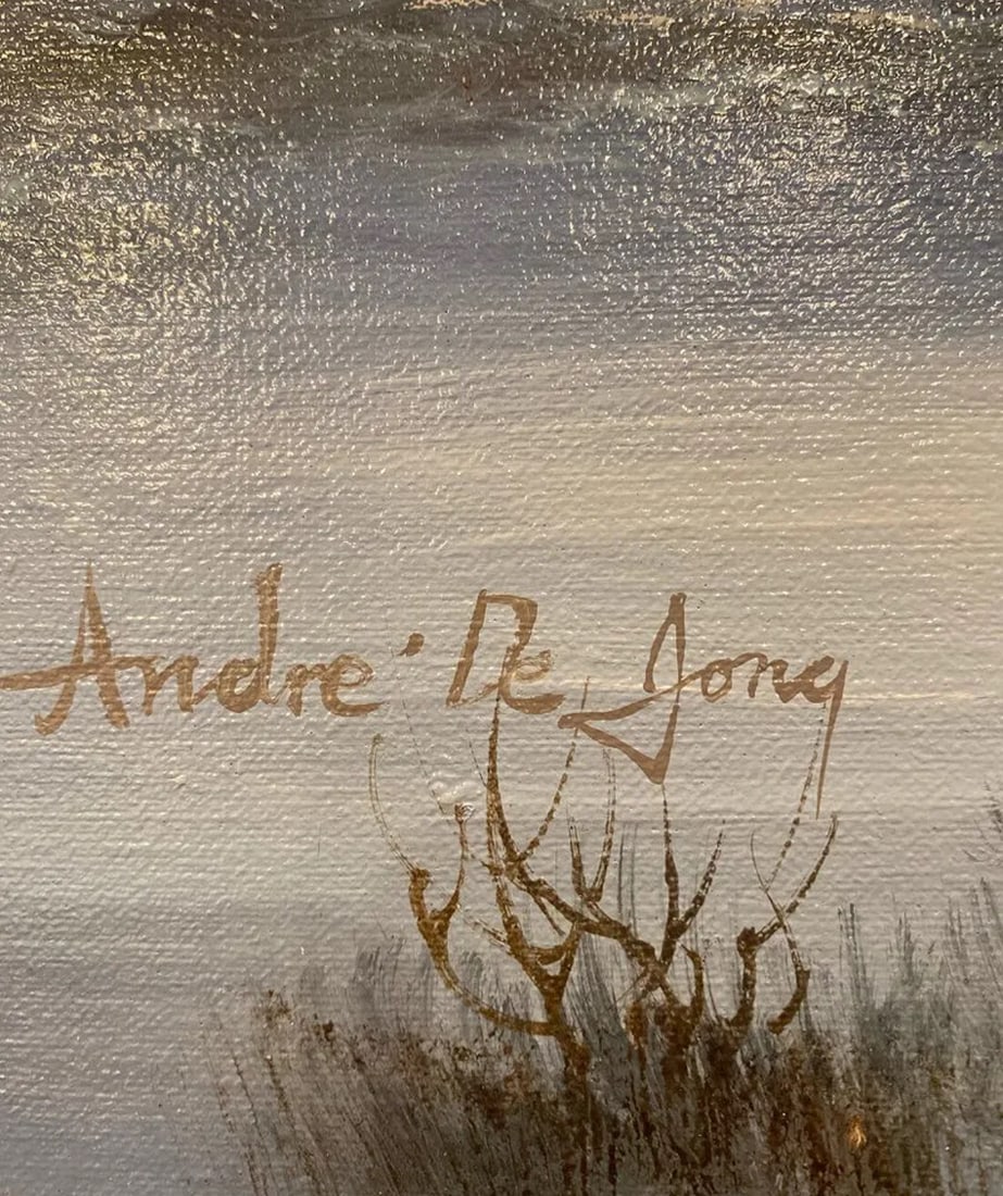 Original Western Painting by Andre de Jong - 5