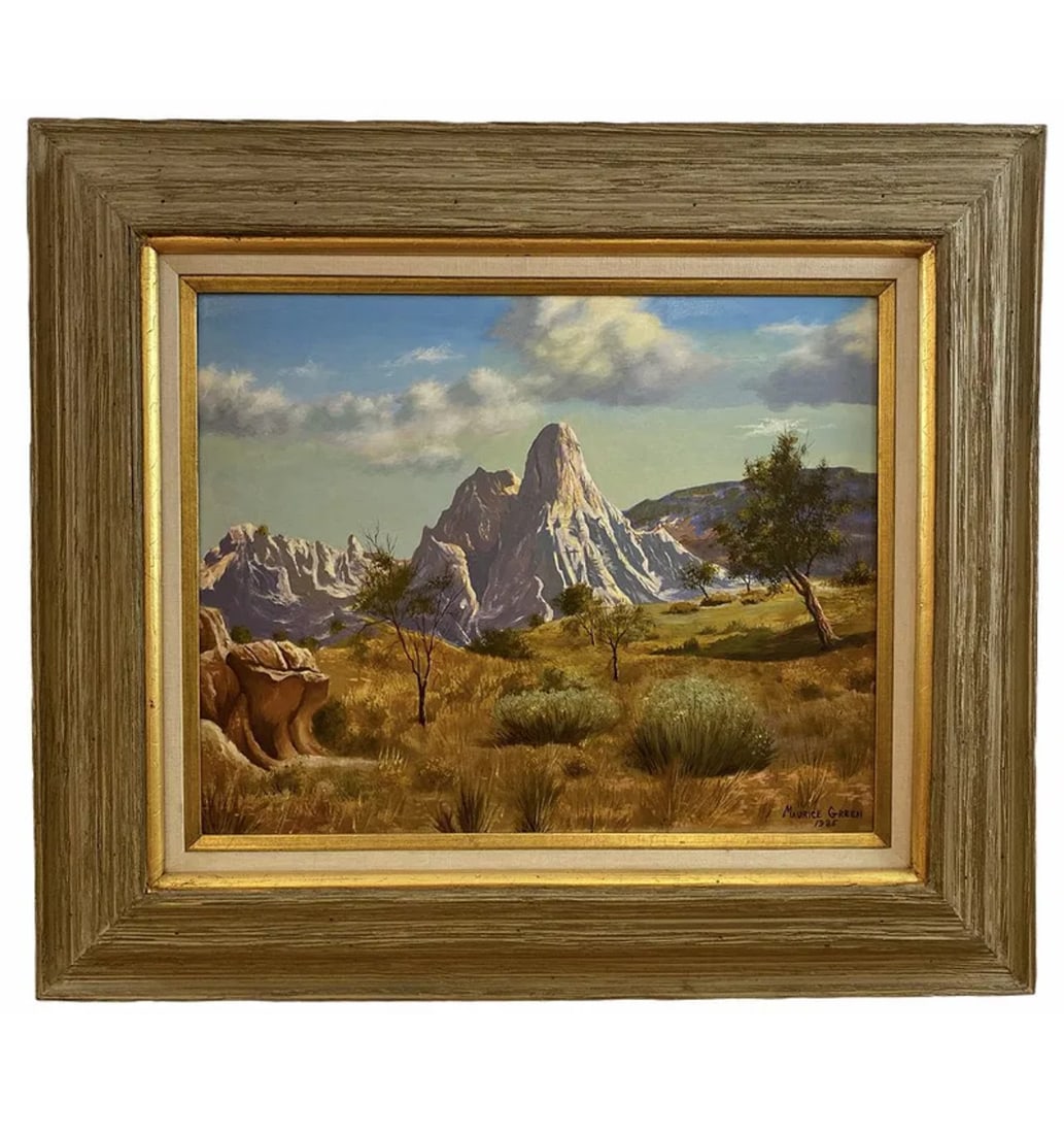 Landscape Oil painting by Maurice Green (1 of 4)