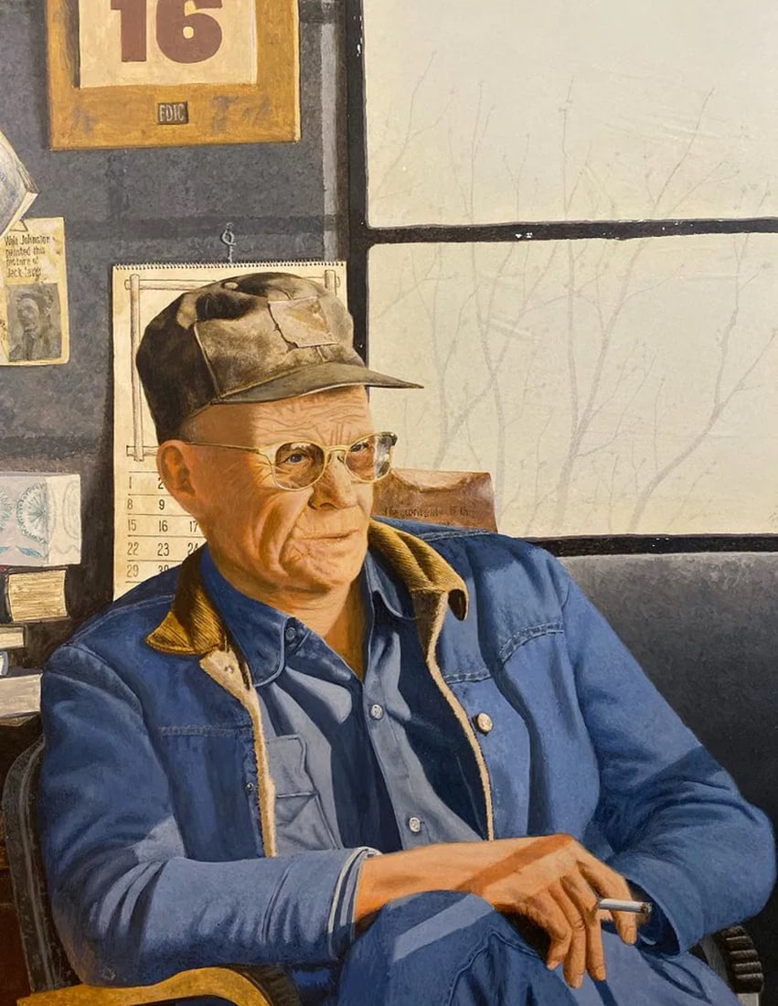 1985 Oil on Panel by Walt Johnston - 2