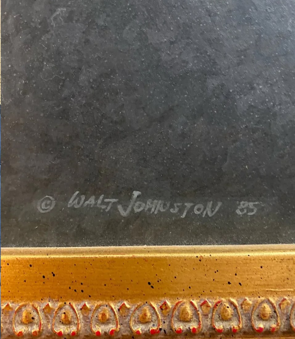 1985 Oil on Panel by Walt Johnston - 4