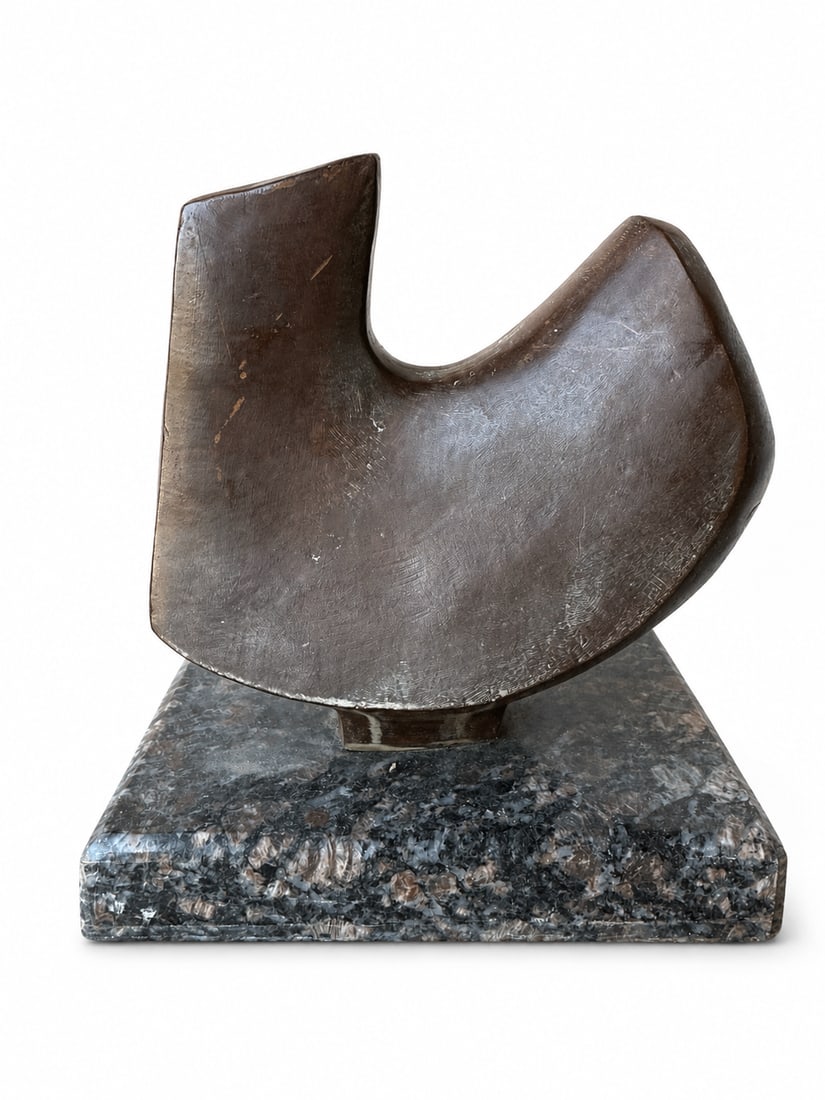 Abstract Bronze Sculpture SIGNED - 2