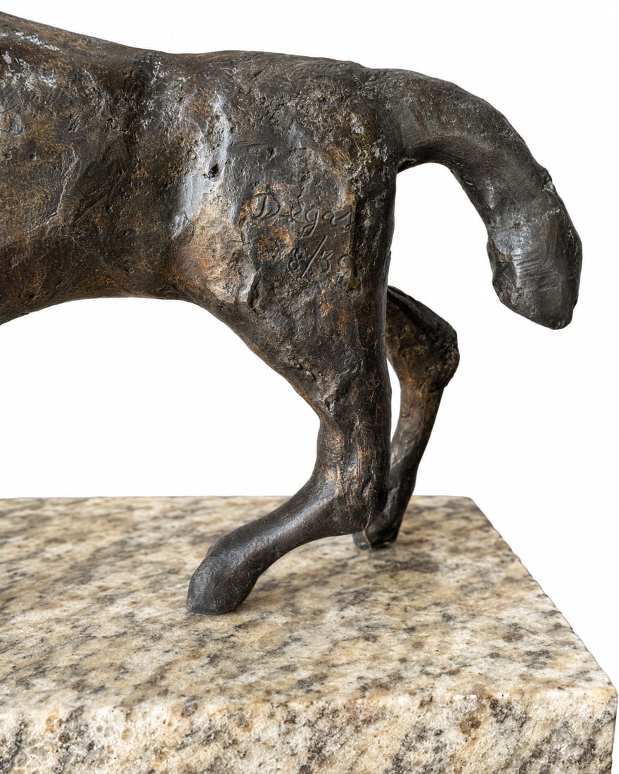 DEGAS Large Bronze Abstract Horse - 4