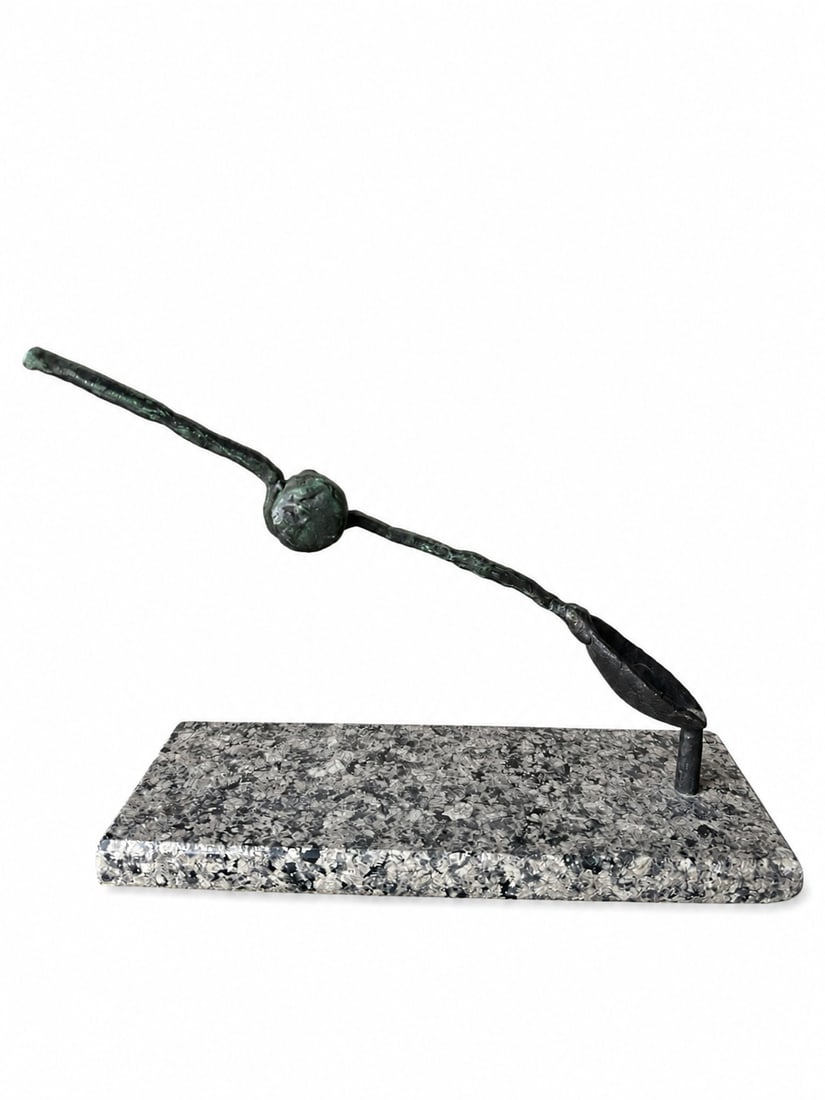 Dali Abstract Bronze Sculpture: 11inx 9x 4