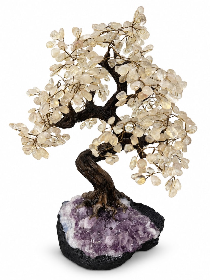 Clear Quartz Bonsai Gemstone Tree - 2