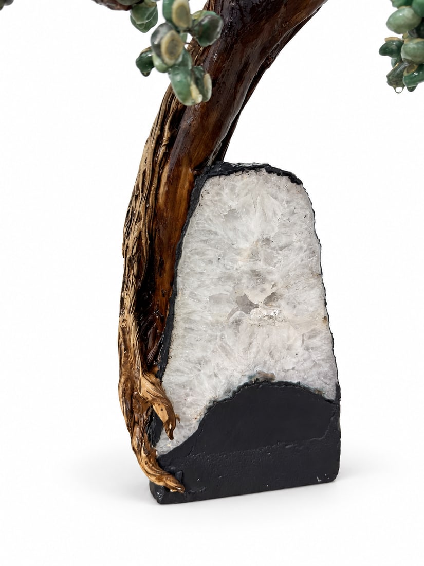 Green quartz bonsai gemstone Tree - 3
