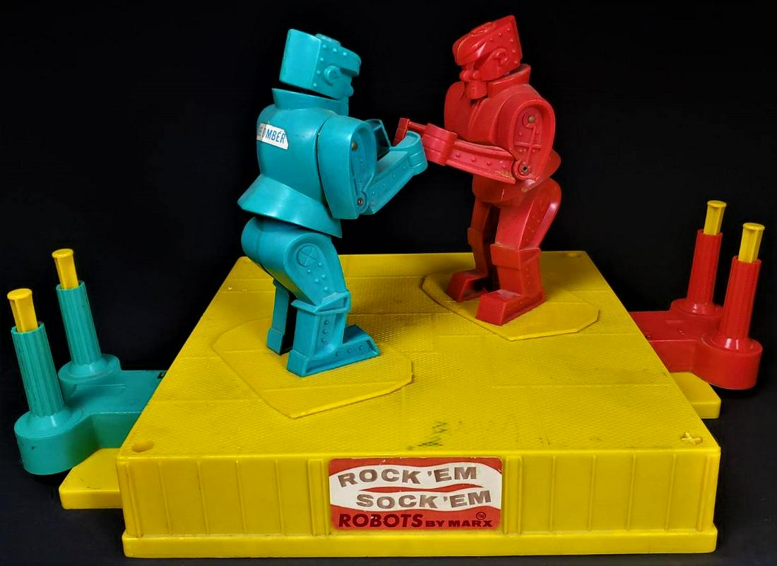 Vintage Rock'em Sock'em Robots Battling Robots Action: Vintage Rock'em Sock'em Robots Battling Robots Action Game