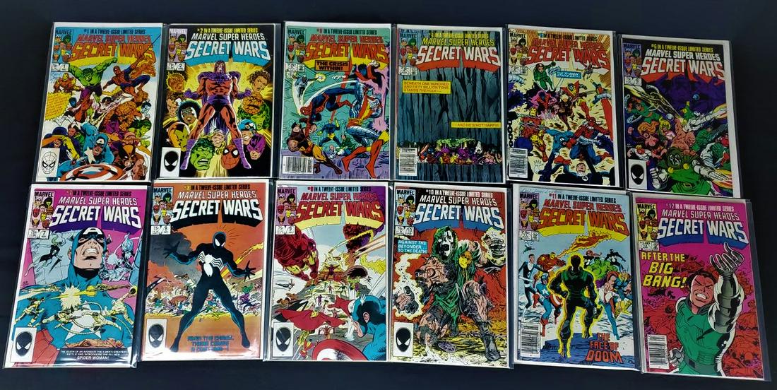 Marvel Super Heroes Secret Wars Limited Edition 1-12.: Marvel Super Heroes Secret War Limited Edition. Comes with All 12 volumes in protective sleeves.
