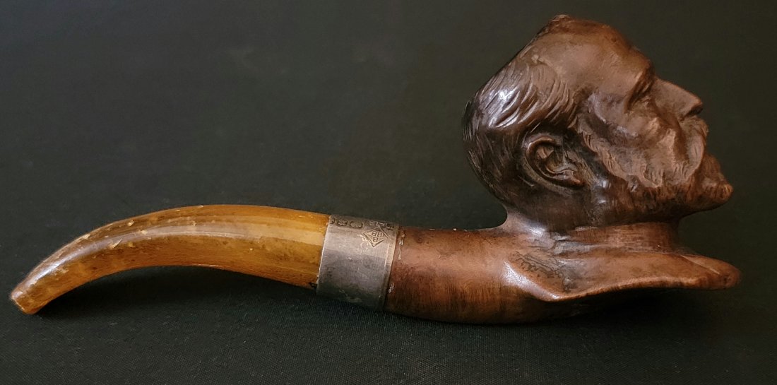 Briar Pipes hand-carved tobacco pipe - C.1910 (1 of 8)