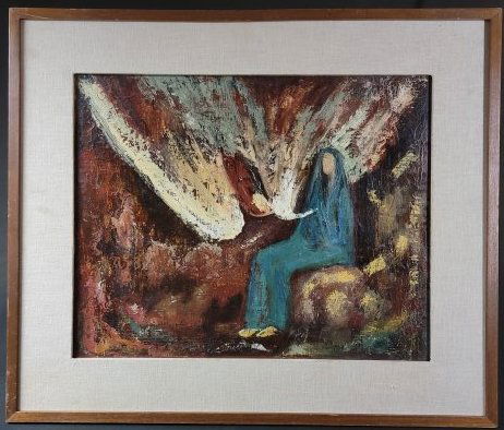 Original Oi/C Attributed to William Congdon (1 of 9)