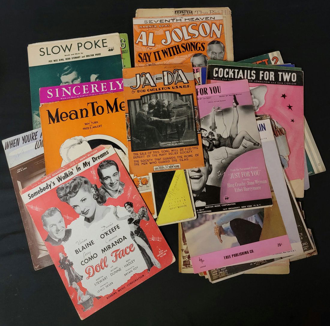 An Assortment of Collectible Sheet Music (1 of 4)