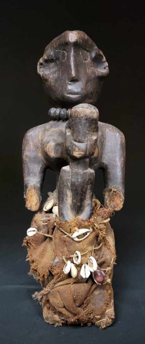African  fetish figure with Cowrie shells (1 of 4)