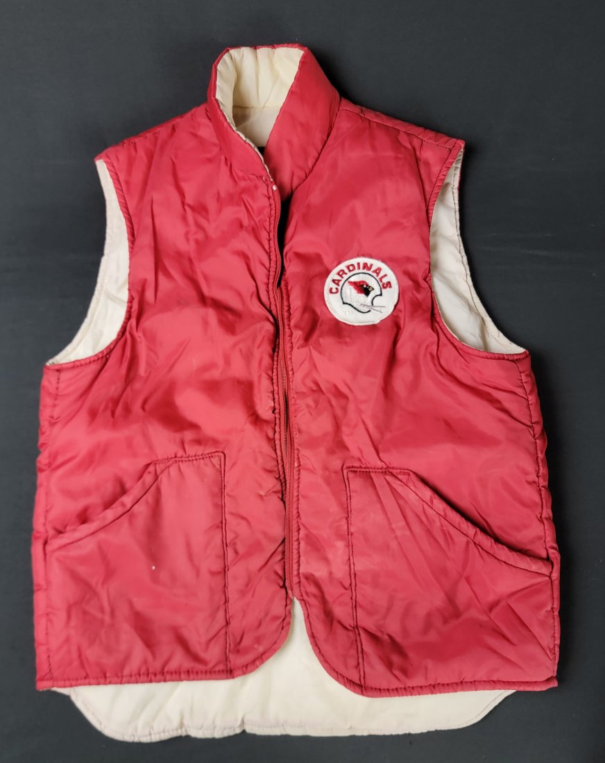 Vintage NFL St. Louis Cardinals Vest (XL): Vintage NFL St. Louis Cardinals Vest. C.1970s - official NFL product sold be Sears, Roebuck & Co.