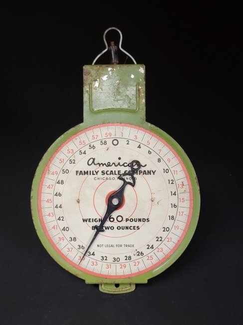 Vintage Hanging 60 LB Scale by American Family Scale Co (1 of 2)