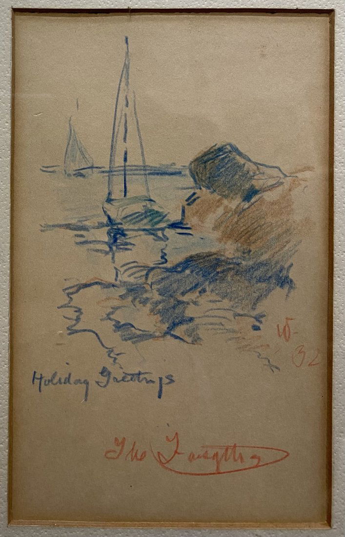 William Forsyth Coastal Scene dated 32 (1 of 6)