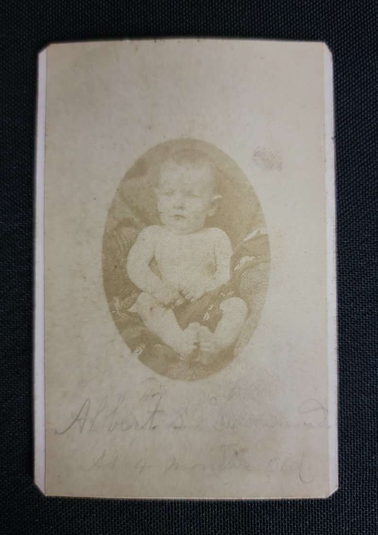 Antique Photograph of Baby - "Albert" - J.H. Mitchell (1 of 3)