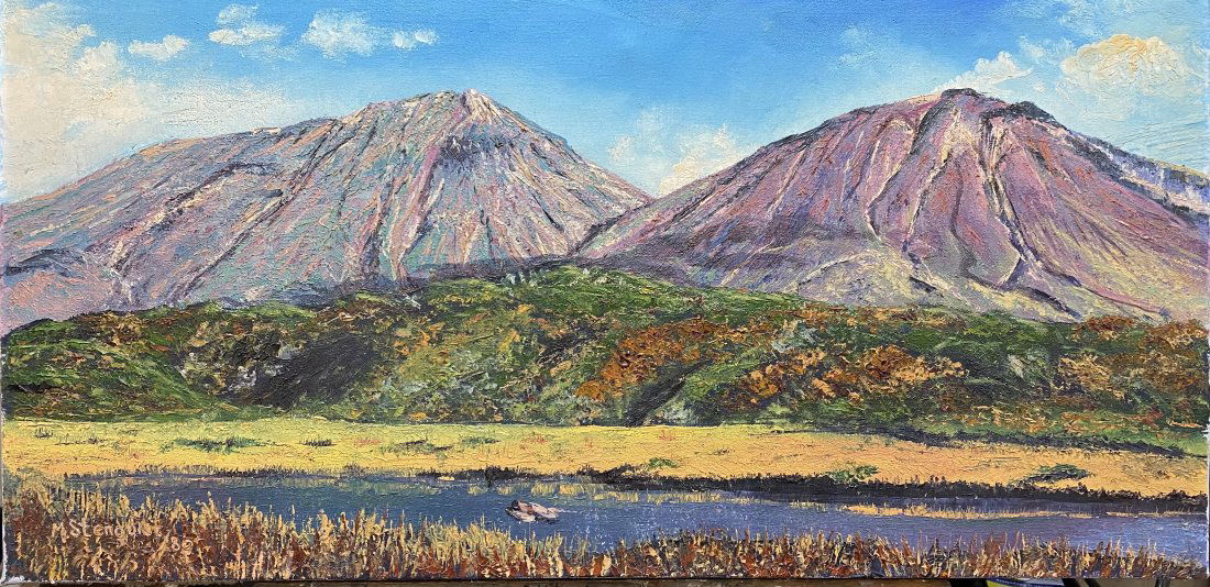 M. Stenquist Western Landscape 1980 O/C (1 of 5)