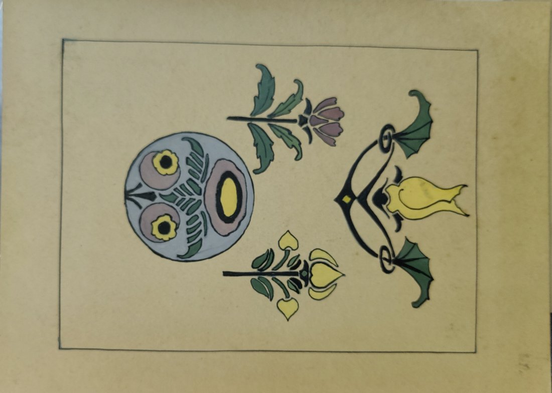 Helen O'Hare Smith stamp artwork (1 of 2)